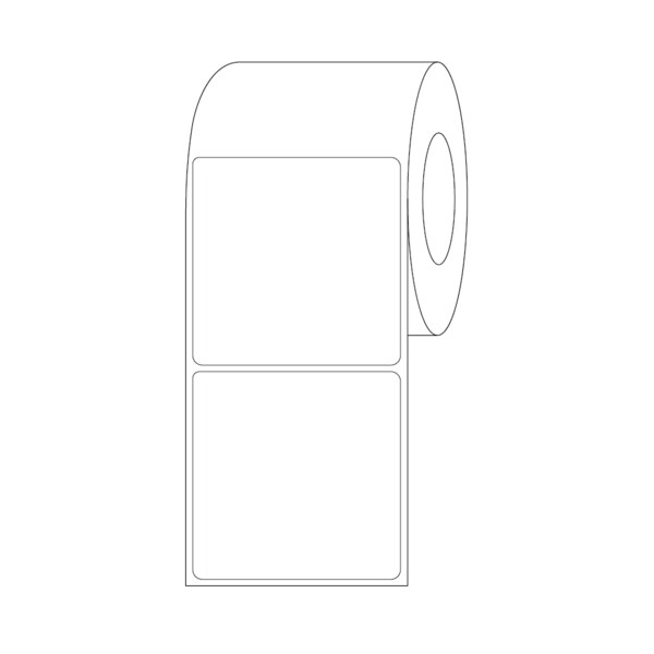 ISBT 128 Blank Direct Thermal 4" x 4"